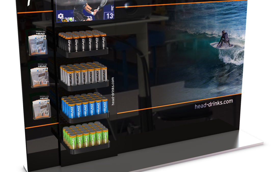 Retail concept for ENERGY DRINKS